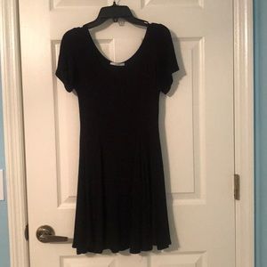 Black mini dress